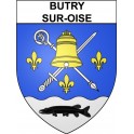Stickers coat of arms Butry-sur-Oise adhesive sticker