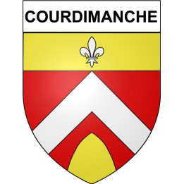 Stickers coat of arms Courdimanche adhesive sticker
