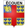 écouen 95 ville Stickers blason autocollant adhésif