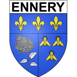 Stickers coat of arms Ennery adhesive sticker