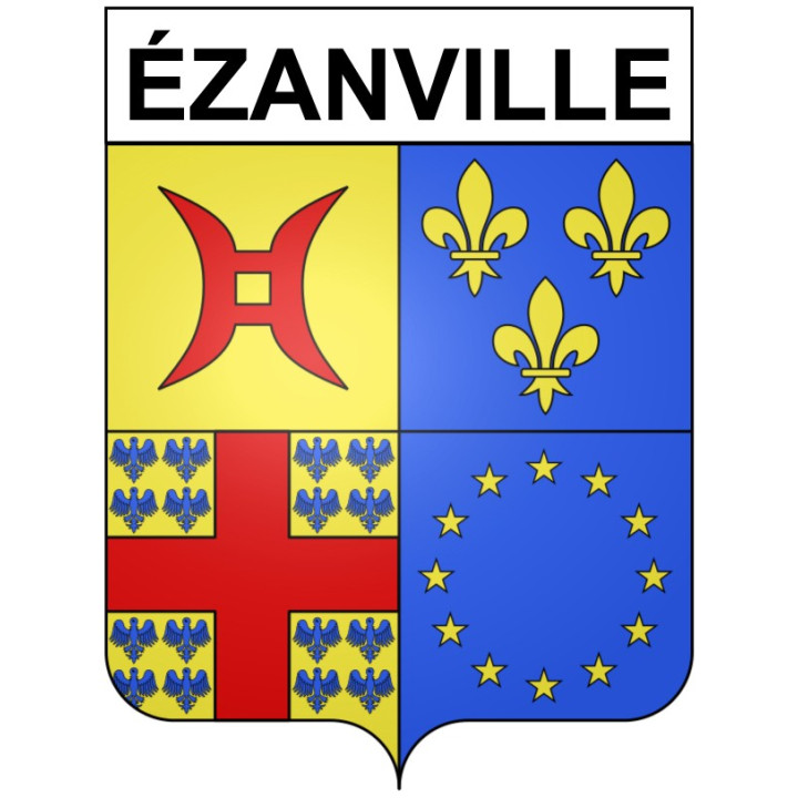 ézanville Sticker wappen, gelsenkirchen, augsburg, klebender aufkleber