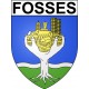 Stickers coat of arms Fosses adhesive sticker