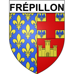 Frépillon 95 ville Stickers blason autocollant adhésif