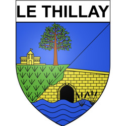 Adesivi stemma Le Thillay adesivo