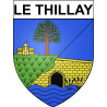 Le Thillay 95 ville Stickers blason autocollant adhésif