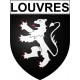 Louvres 95 ville Stickers blason autocollant adhésif