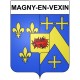 Stickers coat of arms Magny-en-Vexin adhesive sticker
