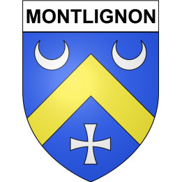 Montlignon 95 ville Stickers blason autocollant adhésif