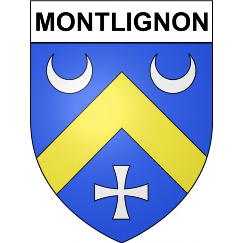 Montlignon 95 ville Stickers blason autocollant adhésif
