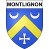 Montlignon Sticker wappen, gelsenkirchen, augsburg, klebender aufkleber