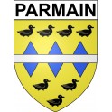 Parmain 95 ville Stickers blason autocollant adhésif