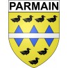 Parmain 95 ville Stickers blason autocollant adhésif