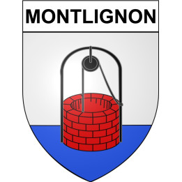 Stickers coat of arms Puiseux-en-France adhesive sticker