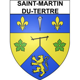 Saint-Martin-du-Tertre Sticker wappen, gelsenkirchen, augsburg, klebender aufkleber