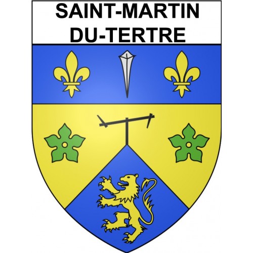 Saint-Martin-du-Tertre 95 ville Stickers blason autocollant adhésif