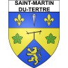 Stickers coat of arms Saint-Martin-du-Tertre adhesive sticker