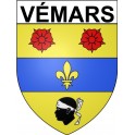 Stickers coat of arms Vémars adhesive sticker