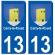 13 Carry-le-Rouet blason ville autocollant plaque