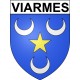 Pegatinas escudo de armas de Viarmes adhesivo de la etiqueta engomada