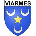 Stickers coat of arms Viarmes adhesive sticker