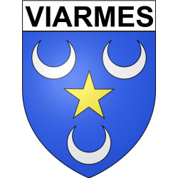 Stickers coat of arms Viarmes adhesive sticker