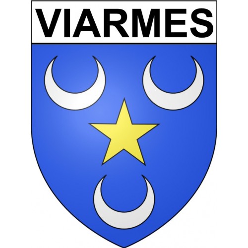 Viarmes 95 ville Stickers blason autocollant adhésif