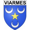 Pegatinas escudo de armas de Viarmes adhesivo de la etiqueta engomada
