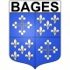 Stickers coat of arms Bages adhesive sticker