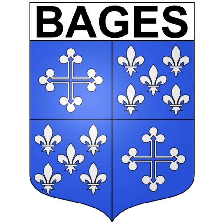 Bages Sticker wappen, gelsenkirchen, augsburg, klebender aufkleber