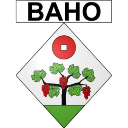 Baho Sticker wappen, gelsenkirchen, augsburg, klebender aufkleber