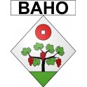 Stickers coat of arms Baho adhesive sticker