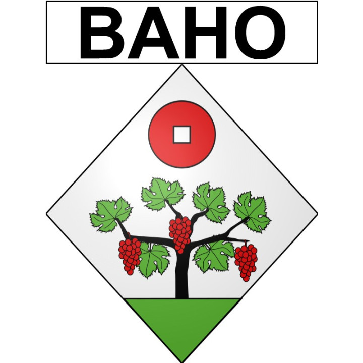 Stickers coat of arms Baho adhesive sticker