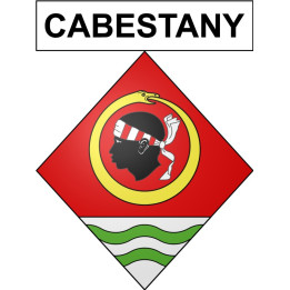Cabestany Sticker wappen, gelsenkirchen, augsburg, klebender aufkleber