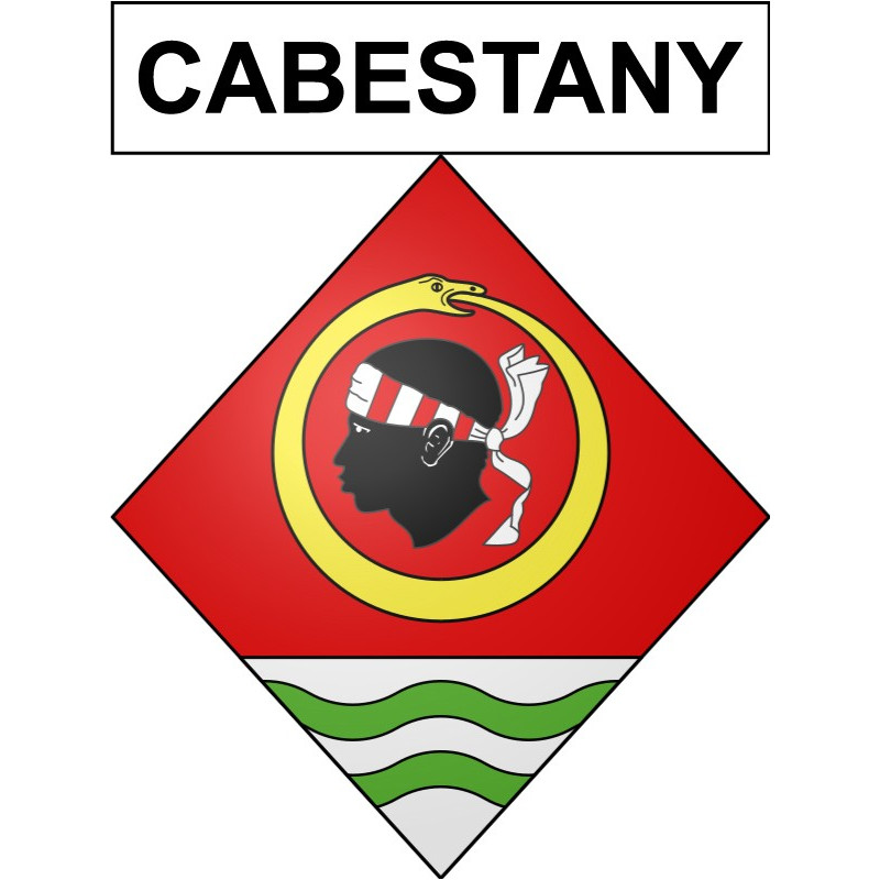 Cabestany Sticker wappen, gelsenkirchen, augsburg, klebender aufkleber