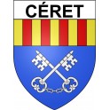 Stickers coat of arms Céret adhesive sticker