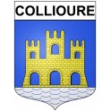 Stickers coat of arms Collioure adhesive sticker