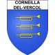 Adesivi stemma Corneilla-del-Vercol adesivo