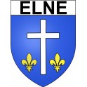 Elne Sticker wappen, gelsenkirchen, augsburg, klebender aufkleber