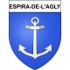 Pegatinas escudo de armas de Espira-de-l'Agly adhesivo de la etiqueta engomada