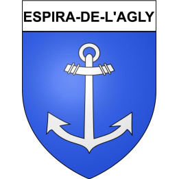 Espira-de-l'Agly 66 ville Stickers blason autocollant adhésif