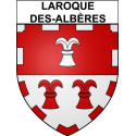 Adesivi stemma Laroque-des-Albères adesivo