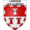 Laroque-des-Albères 66 ville Stickers blason autocollant adhésif