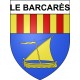 Pegatinas escudo de armas de Le Barcarès adhesivo de la etiqueta engomada