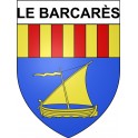Stickers coat of arms Le Barcarès adhesive sticker
