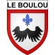 Le Boulou Sticker wappen, gelsenkirchen, augsburg, klebender aufkleber