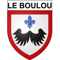 Le Boulou 66 ville Stickers blason autocollant adhésif