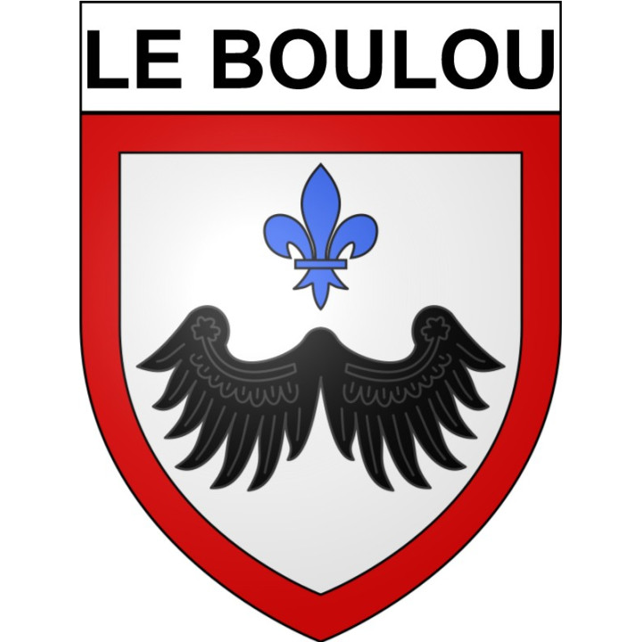 Le Boulou Sticker wappen, gelsenkirchen, augsburg, klebender aufkleber
