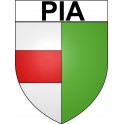 Pia 66 ville Stickers blason autocollant adhésif