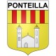 Ponteilla 66 ville Stickers blason autocollant adhésif