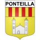 Stickers coat of arms Ponteilla adhesive sticker